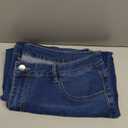 GRAPENT Capri Jeans for Women Mid Rise Straight Leg Casual Relaxed Fit Summer Cropped Stretchy Denim Capris Pants (XX-Large, Classic Blue)