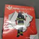 Morph Firefighter Costume for Kids (2 Colors) - Boys Fireman & Fire Fighter Costume for Halloween (Medium, Black)