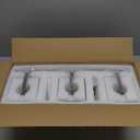 FDPBY Modern Bathroom Vanity Light 3-Lights Modern Black Crystal Bathroom Wall Light Bathroom Vanity Light Fixtures