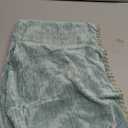 decorUhome Spring Chenille Soft Cozy Throw Pillow Covers 18x18 Set of 2, Modern Farmhouse Boho Velvet Decorative Pillow Cases with Stitched Edge for Couch Sofa Bed Home Decor, Aqua Haze