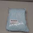 Reafort Luxury Faux Fur Body Pillow Cover 21" x 54", Long Hair PV Plush Body Pillow Case with Hidden Zipper Closure, Ultra Soft Fluffy Decorative Long Pillow Cover (Aqua, Body)