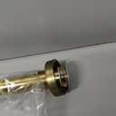 Shower Curtain Rod Tension- Never Rust No Drill Non-Slip Spring Tension Shower Rod, 43-73 inches Metal Steel, Gold