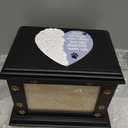 Pet Memorial Urns for Dogs or Cats Ashes, Large Wooden Funeral Pets Memorial Urns with Photo Frame, Cremation Urns Keepsake Memory Box for Loss Pets, Ashes Urn for Pets