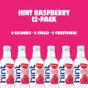 Hint Fruit-Infused Bottled Water, Raspberry - Sugar Free Flavored Water with Zero Calories, Naturally Flavored, and No Artificial Sweeteners - 16 Fl Oz (Pack of 12)