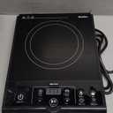 Mueller RapidTherm Portable Induction Cooktop, 1800W Hot Plate Electric Stove Top Burner. 8 Temp Levels, Auto-Off & Pot Detection, LED Display, Child Lock, 4 Programs, Burners for Cooking