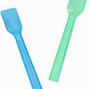 Frozen Dessert Supplies 4 Inch 3000 Count Transparent Gelato Spoons | Disposable Plastic Ice Cream Spoons & Dessert Spoons for Gelato, Frozen Yogurt | Mini Small Plastic Spoons for Food Service
