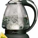 Capresso 259 Water Kettle, 10" x 8.25" x 6.25", Polished Chrome
