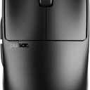 Pulsar Gaming Gears X2 Crazylight Wireless Gaming Mouse, Ultra Lightweight 1.23 oz (35g), Optical Switch, 32000 DPI, 750 IPS, XS-1 Sensor, 8k Compatible (Jet Black)