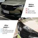 Fit for Mazda CX 50 2025 2024 2023 Accessories, Glossy Black Hood Bonnet Cover Trim Low Profile Hood Bug Deflector Shield Front Bumper Stone Guards Protection for CX50 CX-50 Hybrid Accessory