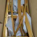 3D Metal Wedding Arch Frame, Gold Square 3D Backdrop Stand for Wedding Ceremony, Reception, Engagement Party, Birthday, Photo Booth & Event Decor, Medium