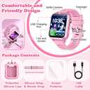 Smart Watch for Kids Girls Gift Age 3-12 with 39 Games Alarm Clock Camera Video Music Player Pedometer Flashlight 12/24 hr HD Touch Screen Kids Smart Watch Birthday Toys for Girls Ages 4 5 6 7 8 9 10