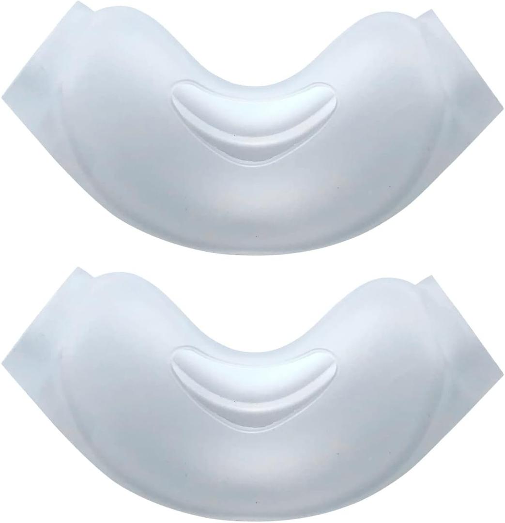 2 Pack Nasal Cushion for PR DreamWear, Much Soft Silicone Gel for CPCP Users (Size Medium)