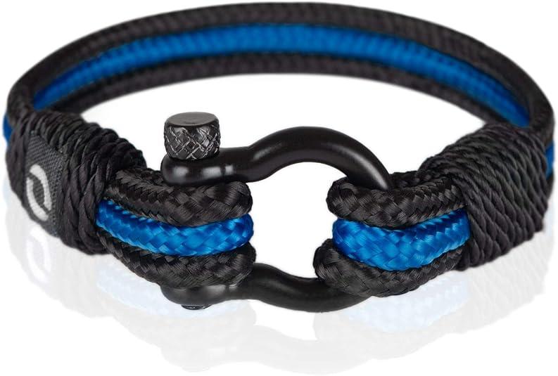 Law Enforcement Bracelet Thin Blue Line Bracelet Gift For Police Officer 6.5