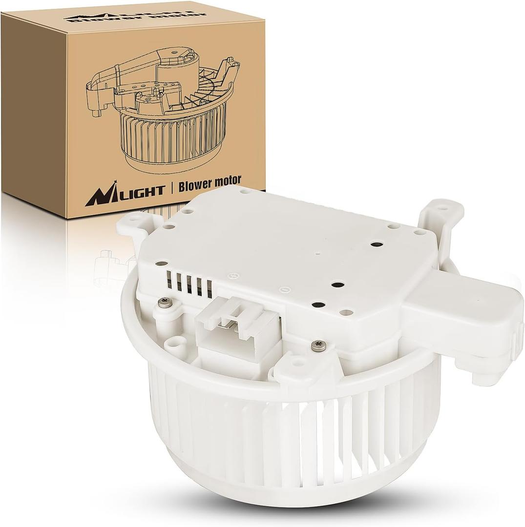 Nilight HVAC Heater Blower Motor Fit for Toyota Sequoia 2008 2009 2010 2011 2012 2013 2014 2015 2016 2017 2018 2019 2020 2021 2022, Sienna 11-20 Front Side, Replace# 87103-0C051 700298 75050 (White)