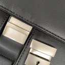 Jack&Chris Mens New PU Leather Attache Briefcase Traditional Messenger Lawyer Bag, MBYX015 (Black)