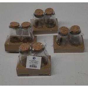 Glass Jars 4 Pack
