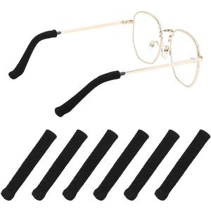 ANATTASOUL 5 Paris Anti-Slip Elastic Comfort Eyeglasses Temple Tips Sleeve, Fabric Glasses Ear Grip, Soft and Well-Fitting Glasses Ear Cushion, Knitting Eyeglass Ear Grips, Glasses Accessories