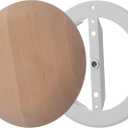 Steinberg14 (no resin) Wooden Vent Cover 5 inch - Universal Supply and Exhaust Valve - Adjustable Vent Cover - Round Wall Ceiling Vent - Wooden Air Diffuser - Sauna Vent Cover with Black Alder Wood