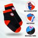 Marvel Spiderman Grip Socks, Socks for Toddler Boys, 10 Pack, Spider man Toddler Gripper Socks, Amazing Spiderman Variety, 4-5T