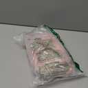 4Pcs Office Chair Covers Stretchable Set Desk Chair Cover Computer Chair Cover with 4 Non-Slip Elastic Straps Protective Armrest Slipcovers Pads Backrest Cushion for Rotating Chair (Pink)