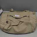 Diaper Bag Tote, Diaper Bag Backpack,Puffer Tote Bag with Pacifier Case, Lightweight Mommy for Hospital, Puffy with 10 Pockets, Convertible Baby for Travel,Khaki