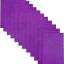 2 x Jtnohx Stiff Craft Felt Sheets, 2mm Thick Felt Fabric for Crafts, 12pcs 7 x 11.3 inch Color Felt Squares for Sewing (Purple)