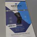 NEENCA Professional Knee Brace for Pain Relief, Medical Knee Compression Sleeve, Knee Support with Horizontal Knit Tech for Meniscus Tear, ACL, Arthritis, Joint Pain, Runner, Workout (Small, Upgraded Version - Gray Black)