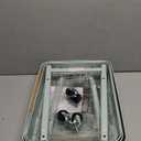 OLIXIS 3 Tier Utility Rolling Cart with Lockable Caster Wheels, Metal Mobile Storage Shelf, Organization for Livingroom, Bathroom & Narrow Places, Pale Green