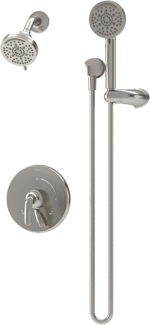 Elm HydroMersion Multi Mode Shower Trim with Hand Shower in Satin Nickel (Valve Not Included) - S5598STN15TRM