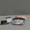 Square Polarized Sunglasses for Men and Women Lightweight Frame Sun Glasses with UV Protection (A01 Black/Black+black/Blue+black/Red)