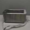 Mueller UltraToast Full Stainless Steel Toaster 4 Slice, Long Extra-Wide Slots for Bagels and Waffles, 6 Browning Levels, LED Display, Cancel/Defrost/Reheat Functions & Removable Tray, Kitchen Gadgets
