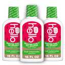 Hello Natural Watermelon Flavor Kids Fluoride Free Rinse, Alcohol Free, Vegan, SLS Free, Mouthwash for Kids Age 6 and Up, 16 Fl Oz (Pack of 3)