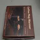 Mug Warmer - 36W Coffee Mug Warmer for Desk with Temperature Display, 2-12Hrs Auto Shut Off, Smart Candle Warmer - Ideal Coffee Gifts Accessories Keep Beverages Coffee Warmer (Wood) (Wood)