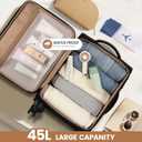 LOVEVOOK Carry On Luggage 22x14x9 Airline Approved,20 Inch Carry-on Suitcase for Women,Softside Suitcases with Wheels,Rolling Checked Luggage with TSA Lock,Lightweight Travel