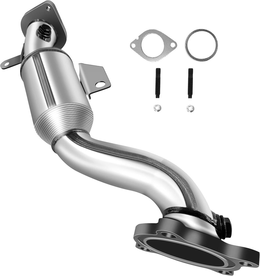 [Front]FortunaFlow Catalytic Converter Compatible with Cadillac ATS 2013-2015 2.0L Turbocharged,Reference 14621,50569,19420102(EPA Compliant high flow standard)