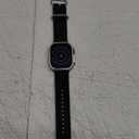 Apple Watch Ultra [GPS + Cellular 49mm] Titanium Case with Midnight Ocean Band, One Size (Premium)