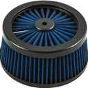 High Performance Air Filters Cleaner Fit for Harley Touring Street Road Glide Road King Softail Dyna FXDLS FXR (Blue)