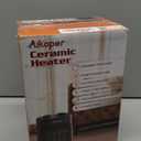 Space Heater, 1500W Electric Heaters Indoor Portable with Thermostat, PTC Fast Heating Ceramic Room Small Heater with Heating and Fan Modes for Bedroom, Office and Indoor Use (10IN)