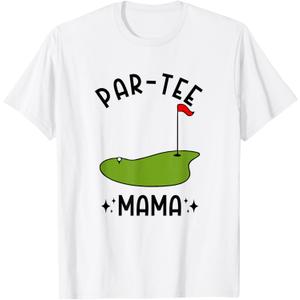 Par-Tee Mama Golf Birthday Party Mom T-Shirt (Small)
