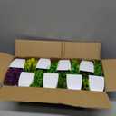 Mimorou 16 Pcs Small Fake Plants Mini Artificial Potted Plants Faux Pot Flowers Indoor Plastic Eucalyptus Greenery for Home Bathroom Living Room Office Decor