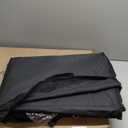 Hard Bottom Dog Car Seat Cover for Back Seat  Waterproof Nonslip Hammock Extender for Trucks & SUVs, Heavy Duty Pet Protector, Black Faux Leather