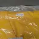 FtyFty Unisex Adult Matte Graduation Cap and Gown Tassel Set (Yellow)