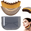 Lymphatic Contour Face Brush, Manual Lymphatic Drainage Massager, Natural Makeup Brushes with Durable Soft Bristles, Hypoallergenic Ergonomic Facial Cleansing Brush for Sculpting