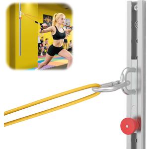 Resistance Bands Wall Anchor Exercise Equipment Platform Base(Length 40"),Adjustable Wall-Mounted Anchor Multi-Purpose Fitness System for Complete Full Body Strength Training