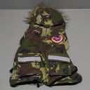 PINA Dog Coats for Small Dogs, Waterproof Dog Jacket (M(Chest 19.6"), Green Camo)