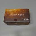 JMEXSUSS 300 LED Remote Control Curtain Lights, Plug in Fairy Curtain Lights Outdoor, Window Wall Hanging String Lights for Bedroom Indoor Dorm Backdrop Wedding Party Patio Christmas Decor, Warm White