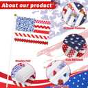 Peryiter 24 Pcs Vintage Small American Flags on Stick 4x6 Inch Mini American Hand Held Flags 4th of July Decor for Farmhouse 250th Anniversary Patriotic Memorial Day Independence Day Decor