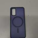 Hensinple Magnetic for Samsung Galaxy S20 Case,Galaxy S20 Case Compatible with Magsafe,Shockproof Rugged Military-Grade Protection Translucent Matte Back Cover Phone Case for Galaxy S20(Matte Blue)