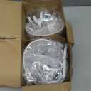 SUNVIE 2 Pack Uplighting Indoor Floor Can Light, 5W Up Lights with 2700K LED GU10 Bulbs, Uplights Floor Spot Lights Indoor for Home Accent Lighting, 5.9 FT Plug Cord & Foot Switch