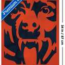 Trends International NFL Chicago Bears - Logo 25 Wall Poster, 34L x 22.4W, Premium Unframed Version